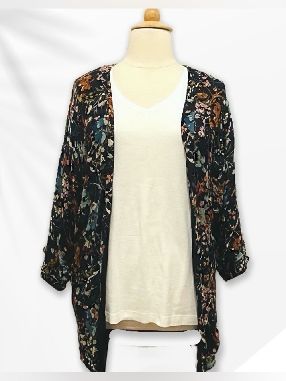 Michael Stars Floral Kimono OS